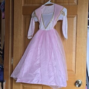 Charming Pink and Gold Kids Costume